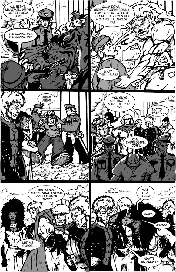 Manimal Instincts, page 2
