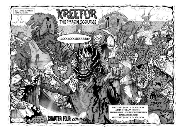 Kreetor #4, page 2 & 3